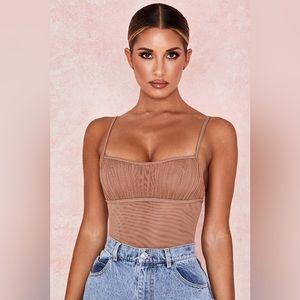 House Of bc London POSY
Add To Wishlist
TAUPE RUCHED MESH BODYSUIT